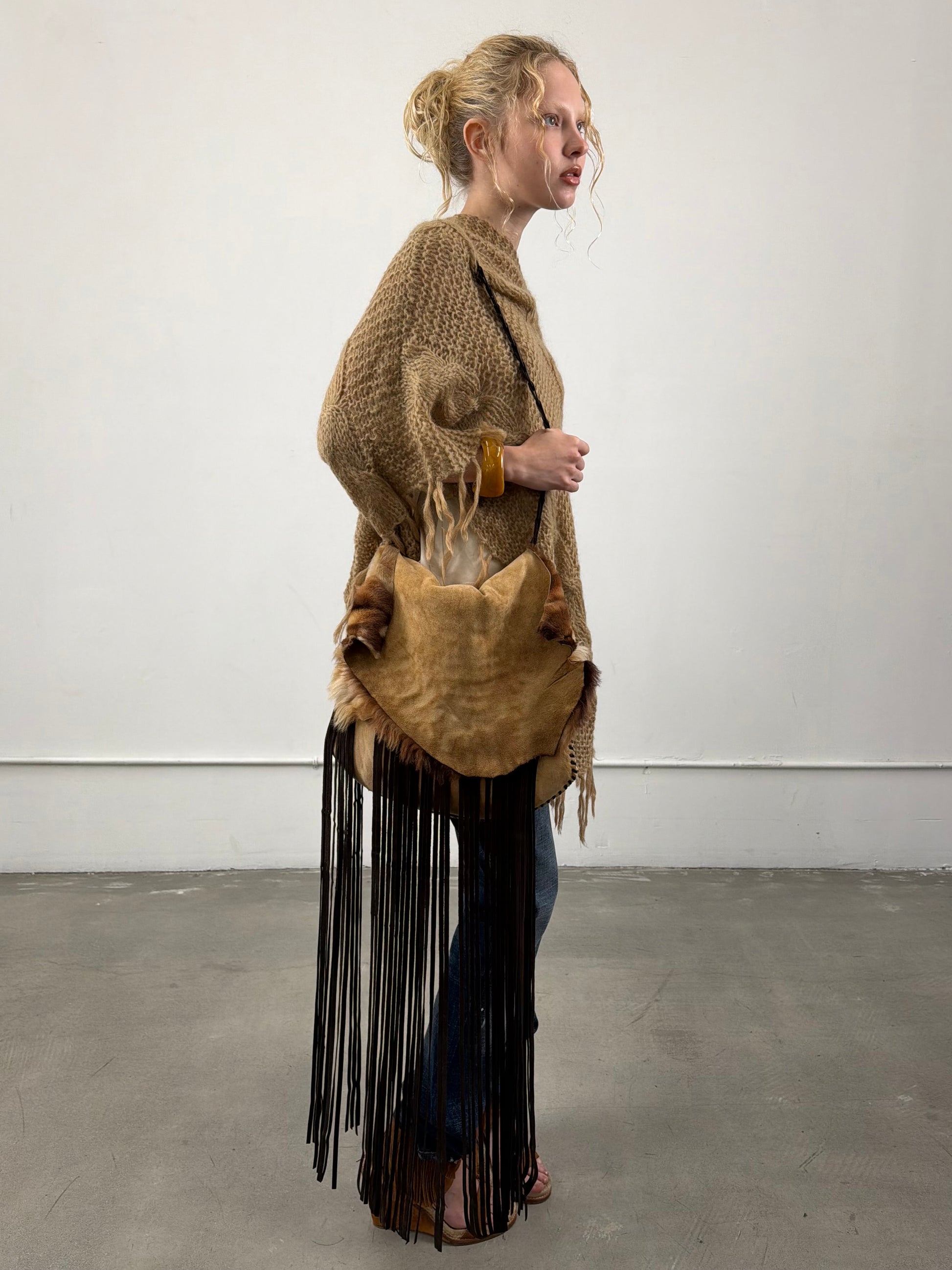 1of1 By 925 Fur Fringe Bag