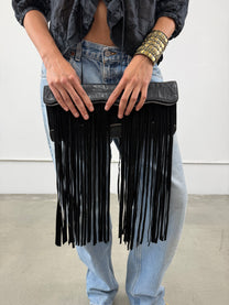 1of1 By 925 Embossed Fringe Clutch