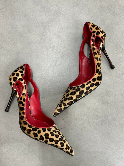 El Dantes Leopard Heels