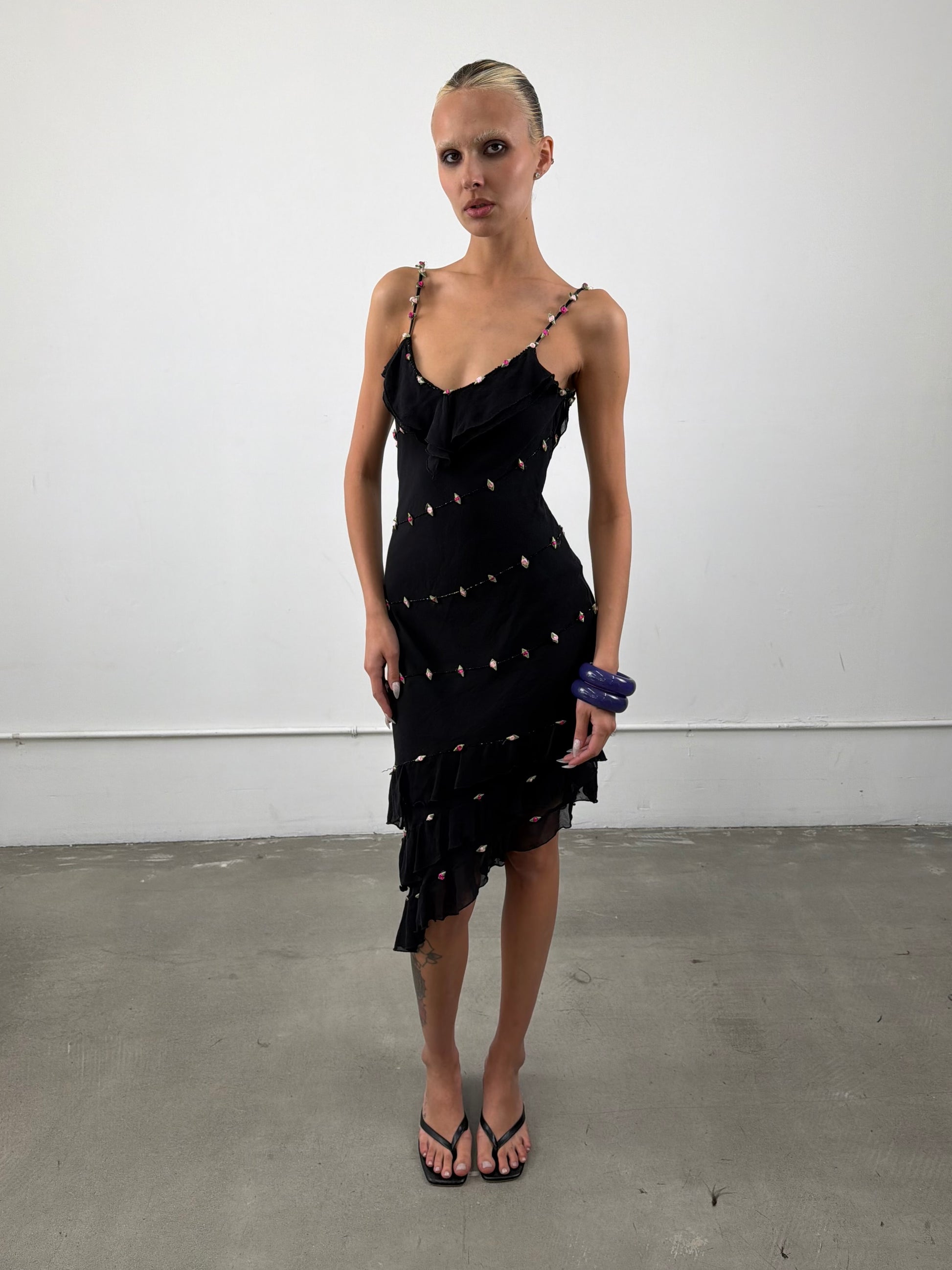 'Kallisto' Vintage Flower Dress