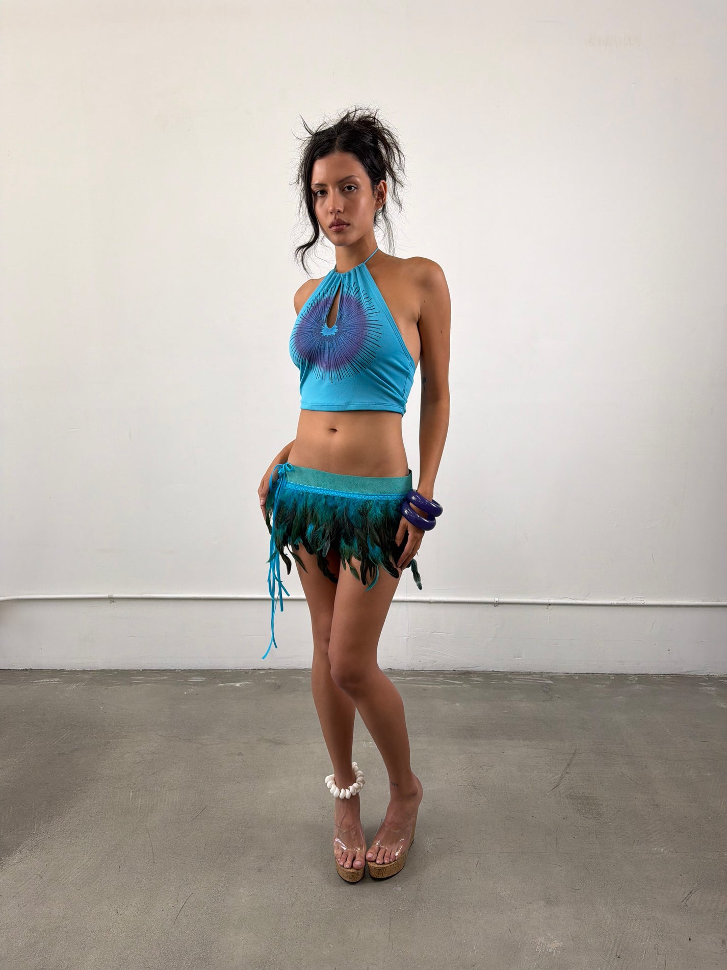 1of1 By 925 Feather Skirt