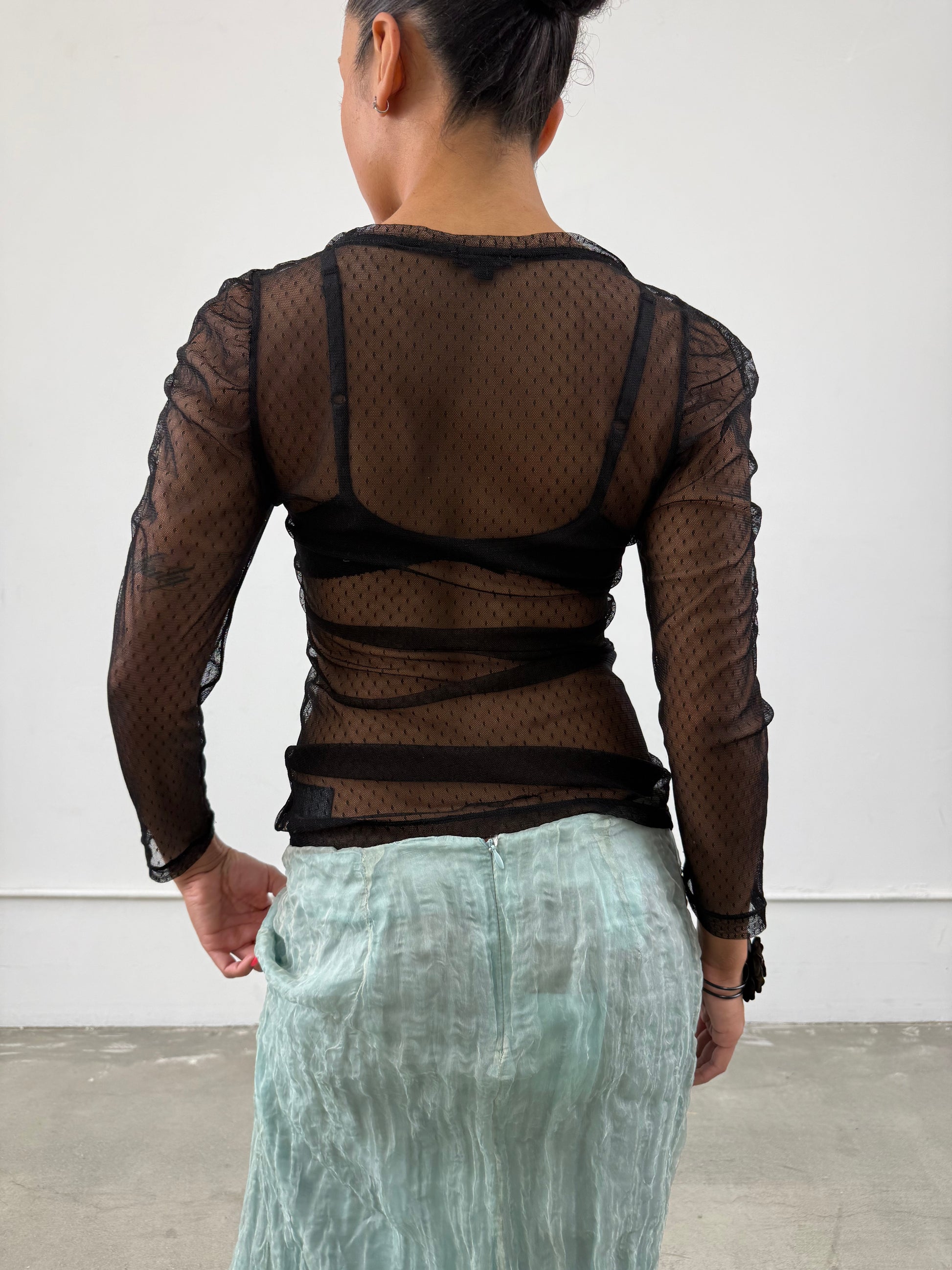 Guess Mesh Long Sleeve