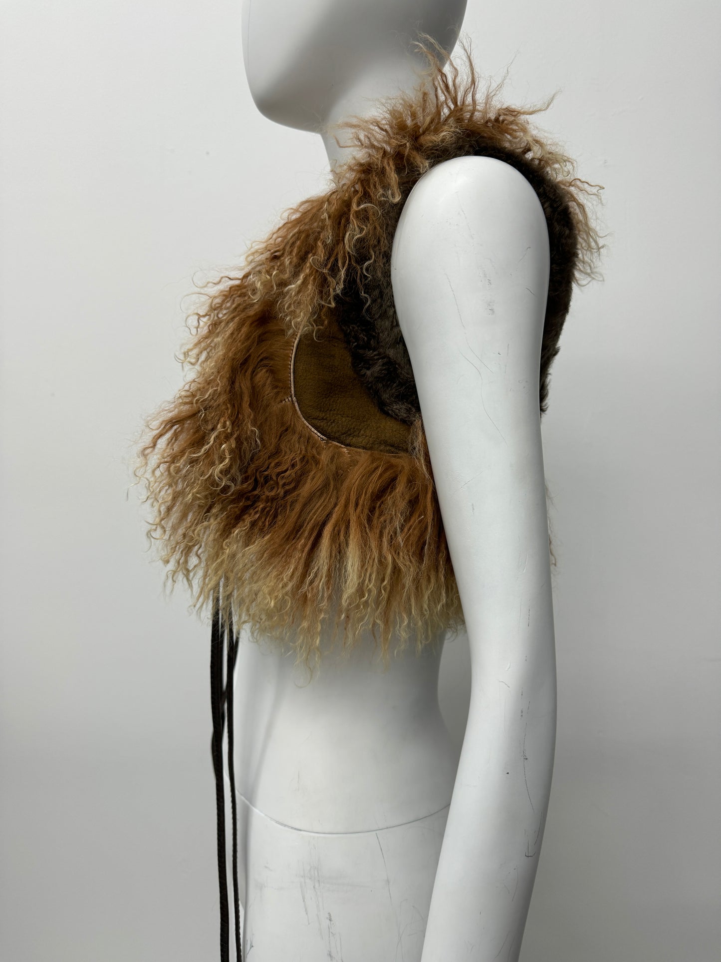 'Enida' Micro Fur Vest