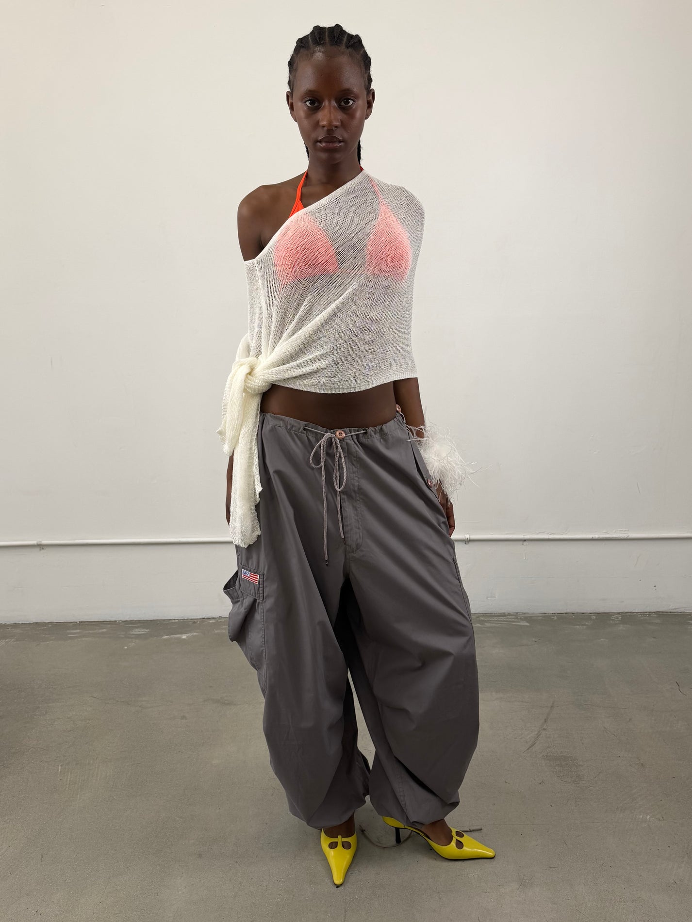 ‘Kostas’ Knit Poncho Accessory
