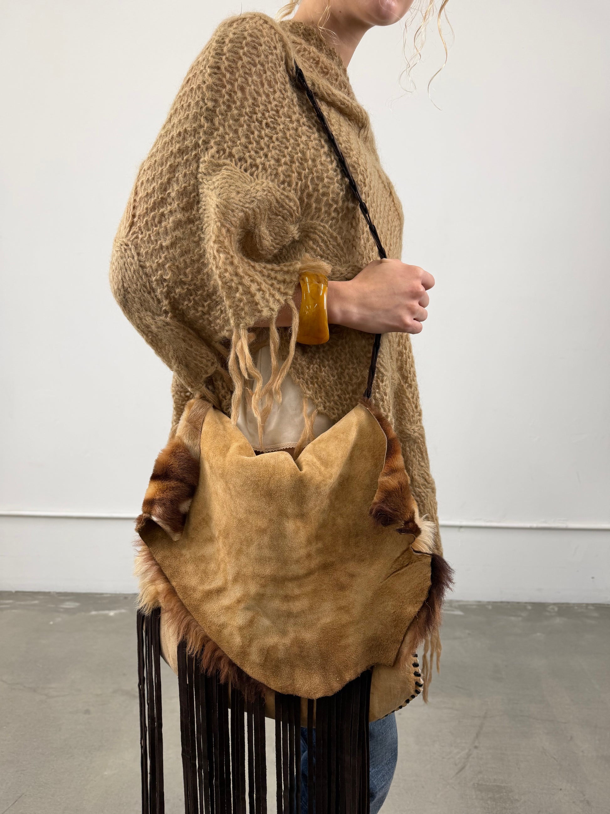 1of1 By 925 Fur Fringe Bag