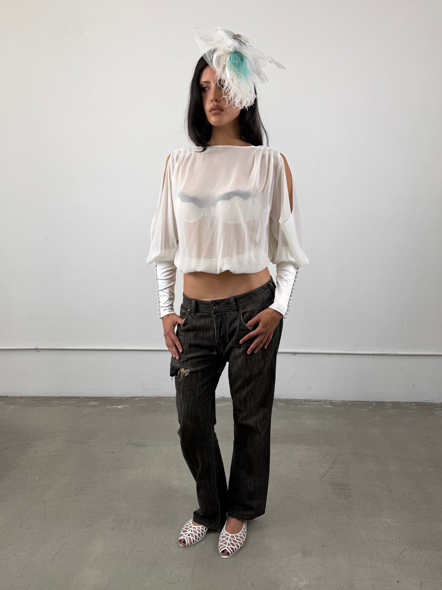 ‘Adrasteia’ Sheer Top