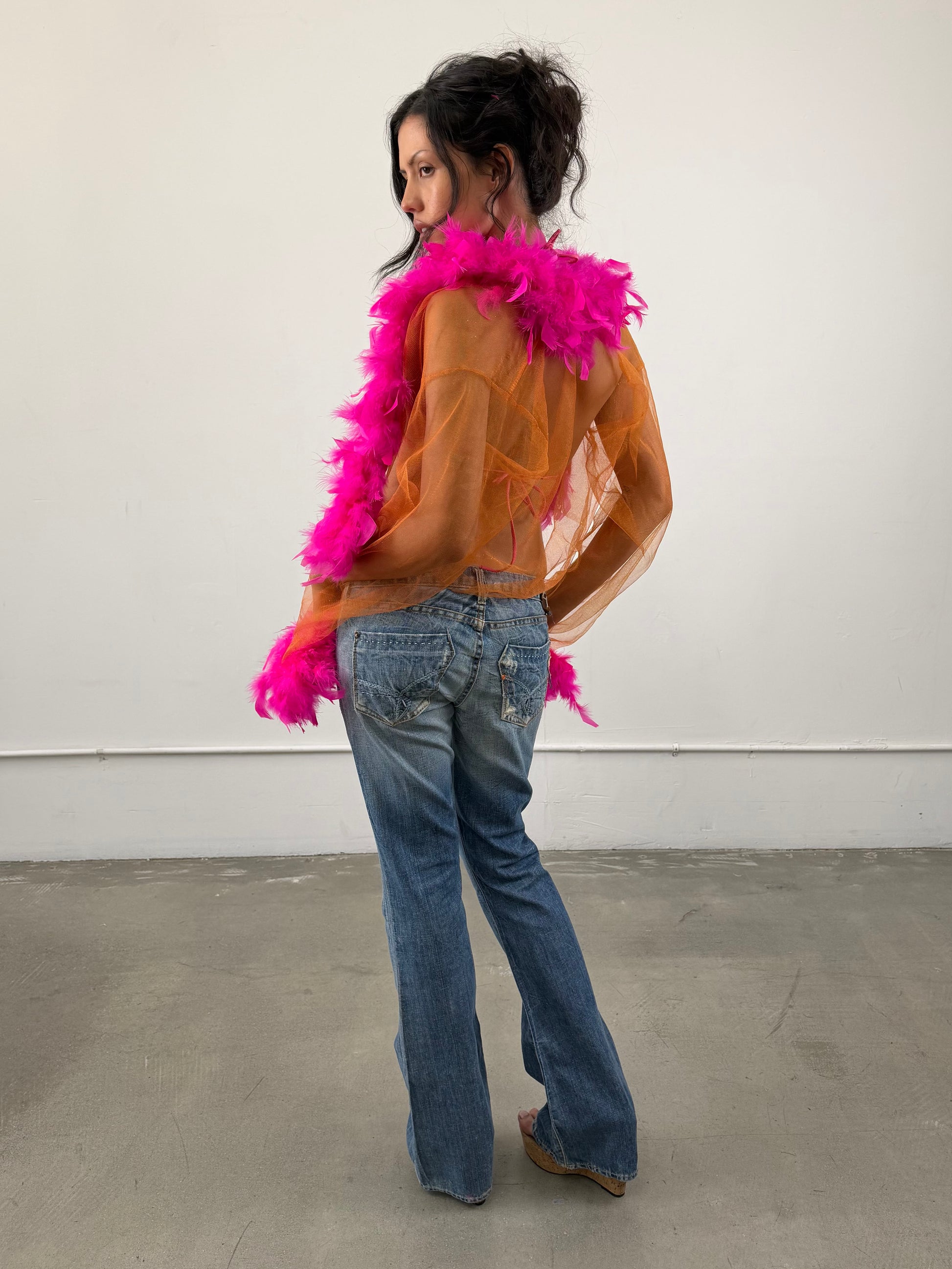 ‘Gina’ Feather Bolero