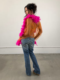‘Gina’ Feather Bolero