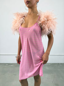 925 Ostrich Feather Bolero