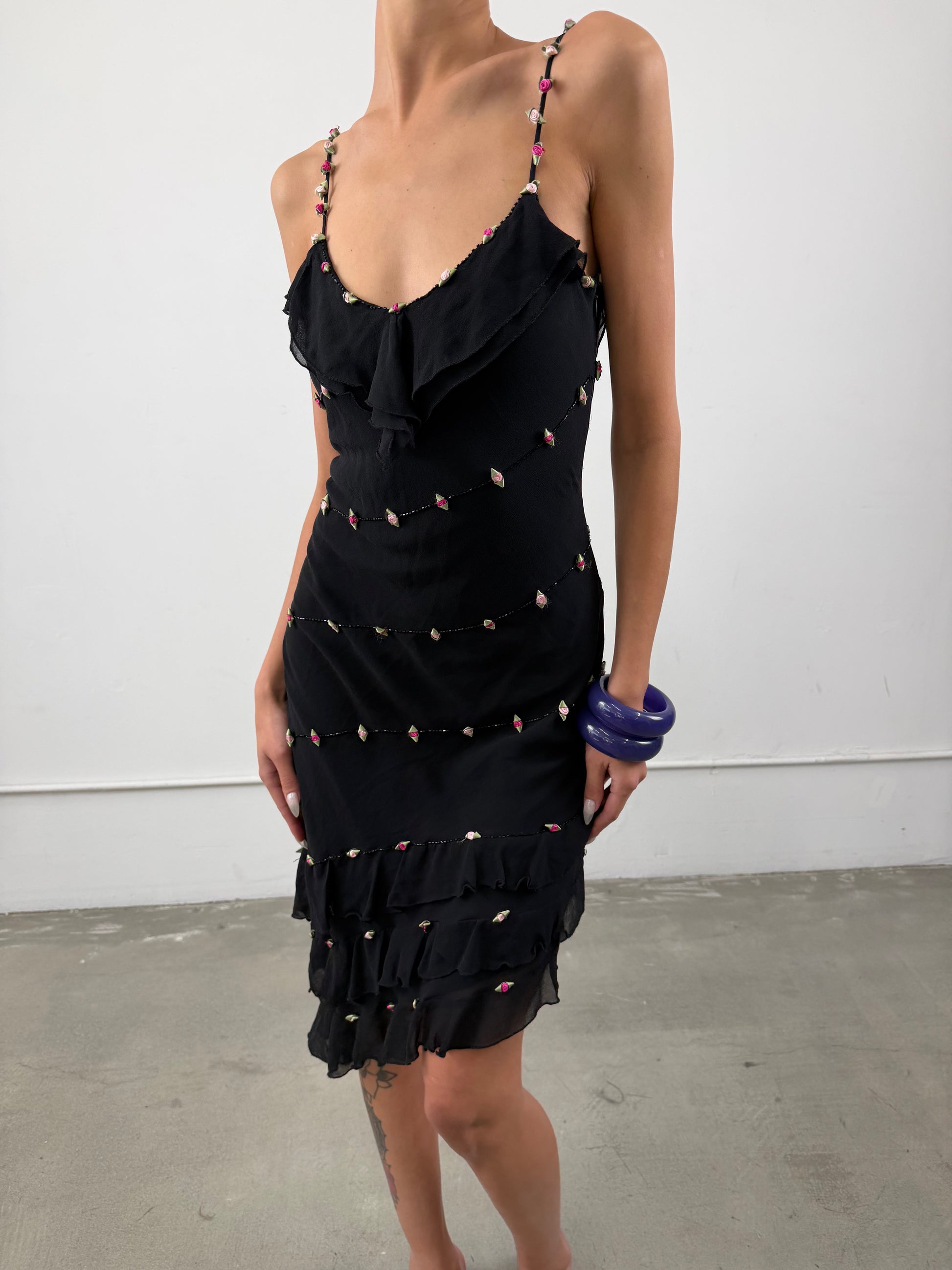 'Kallisto' Vintage Flower Dress
