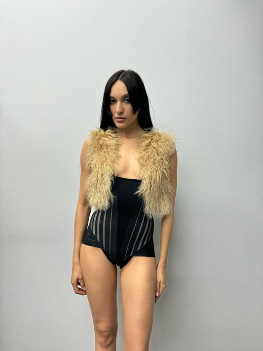 Knitted Fur Vest