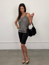 ‘Verity’ Fox Fur Bag