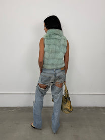 ‘Lydia’ Fox Fur Vest