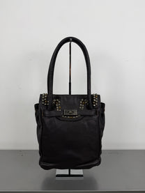 ‘Claire’ Studded Leather Handbag
