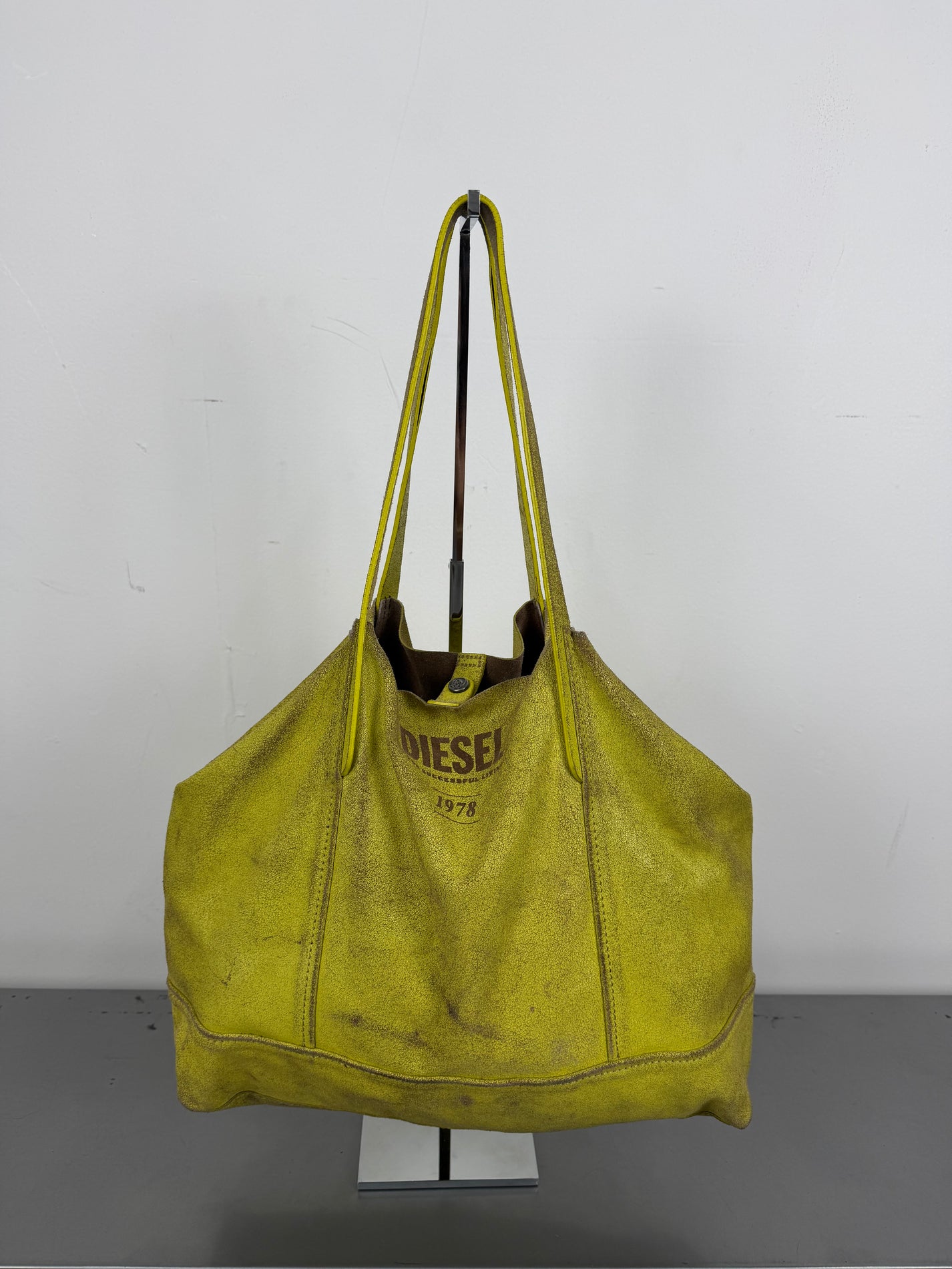 Diesel Green Tote Bag