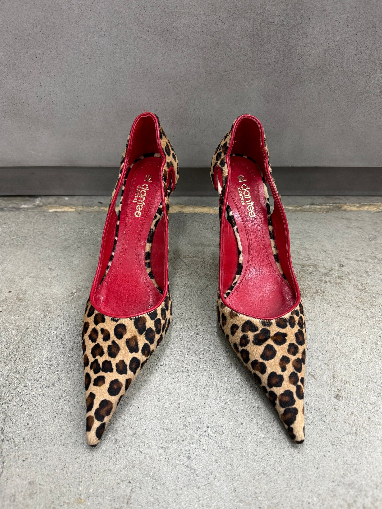 El Dantes Leopard Heels