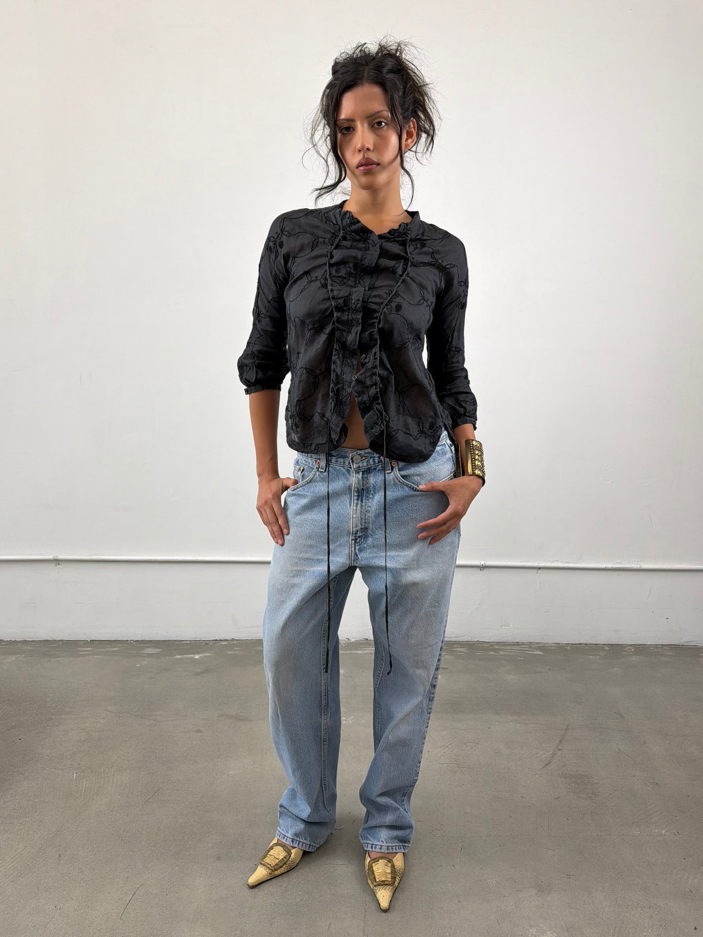 ‘Gaia’ Button Up Top