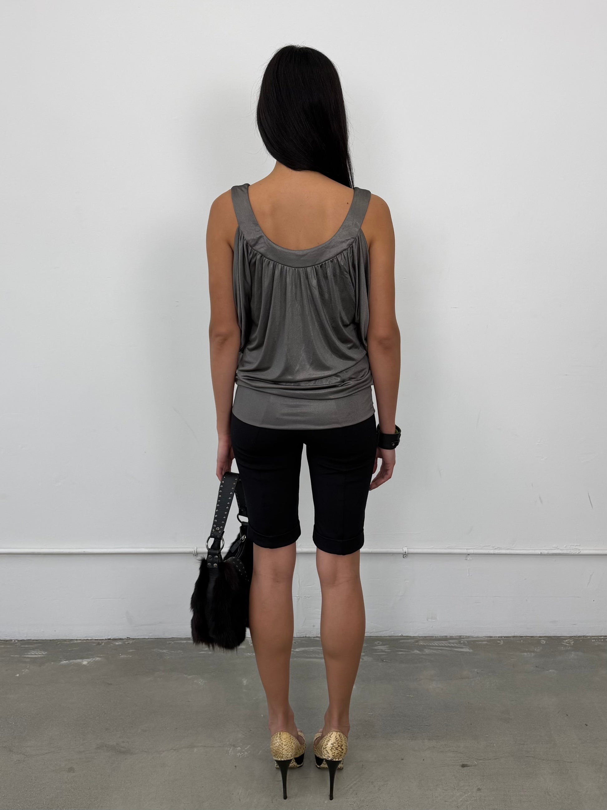 ‘Verity’ Fox Fur Bag