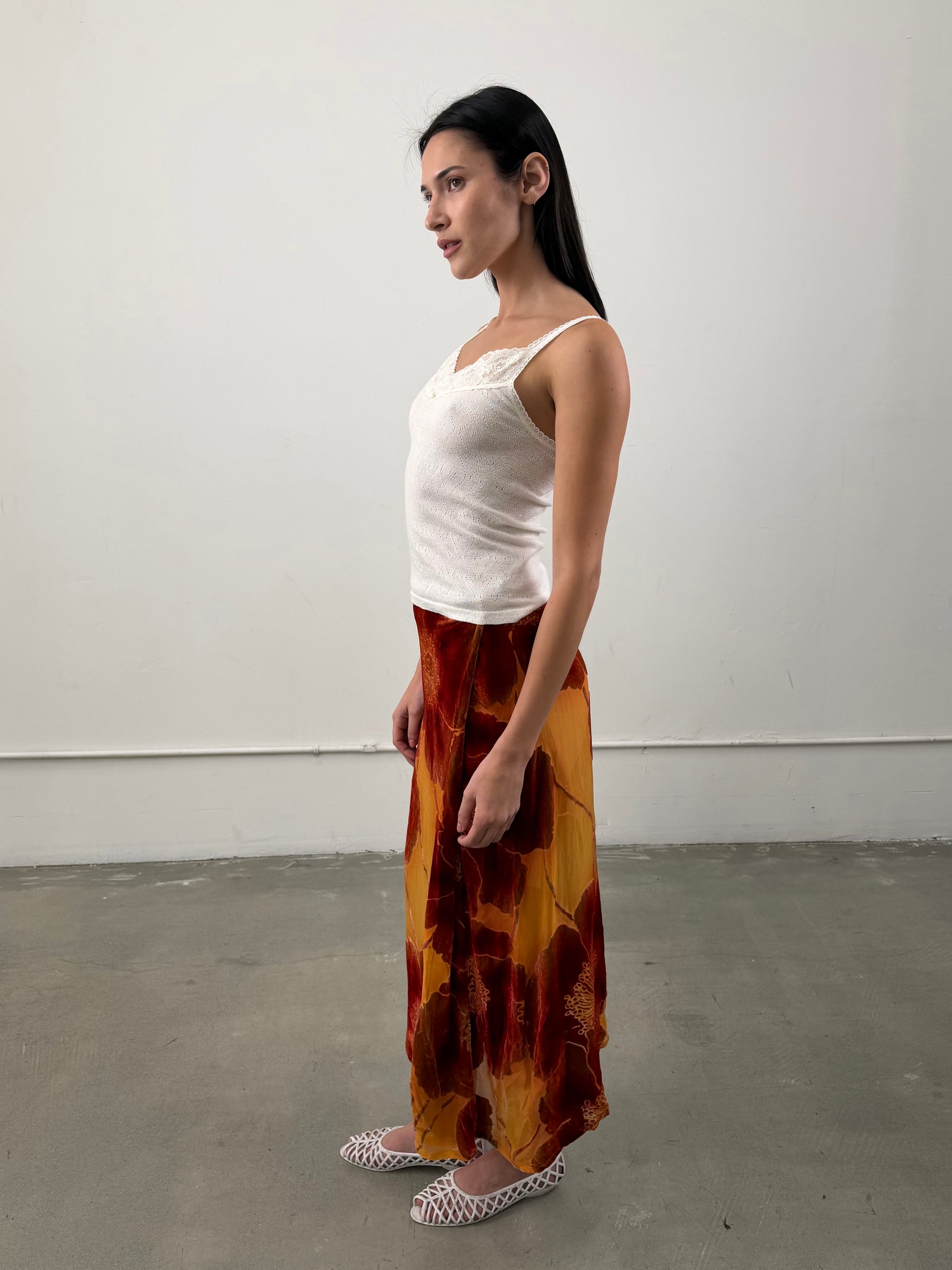 Yohji Yamamoto Flower Skirt