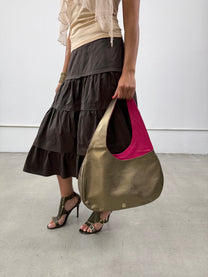 ‘Soleil’ Metallic Handbag