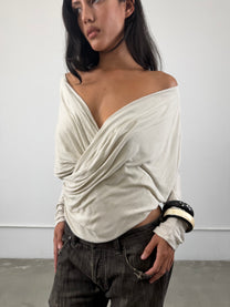 ‘Elpida’ Scooped Long Sleeve Top