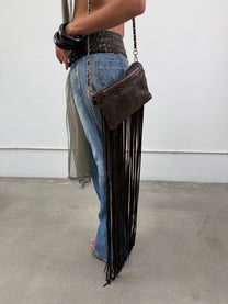1of1 By 925 Leather Fringe Bag