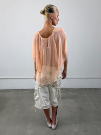 ‘Brigitte’ Sheer Poncho