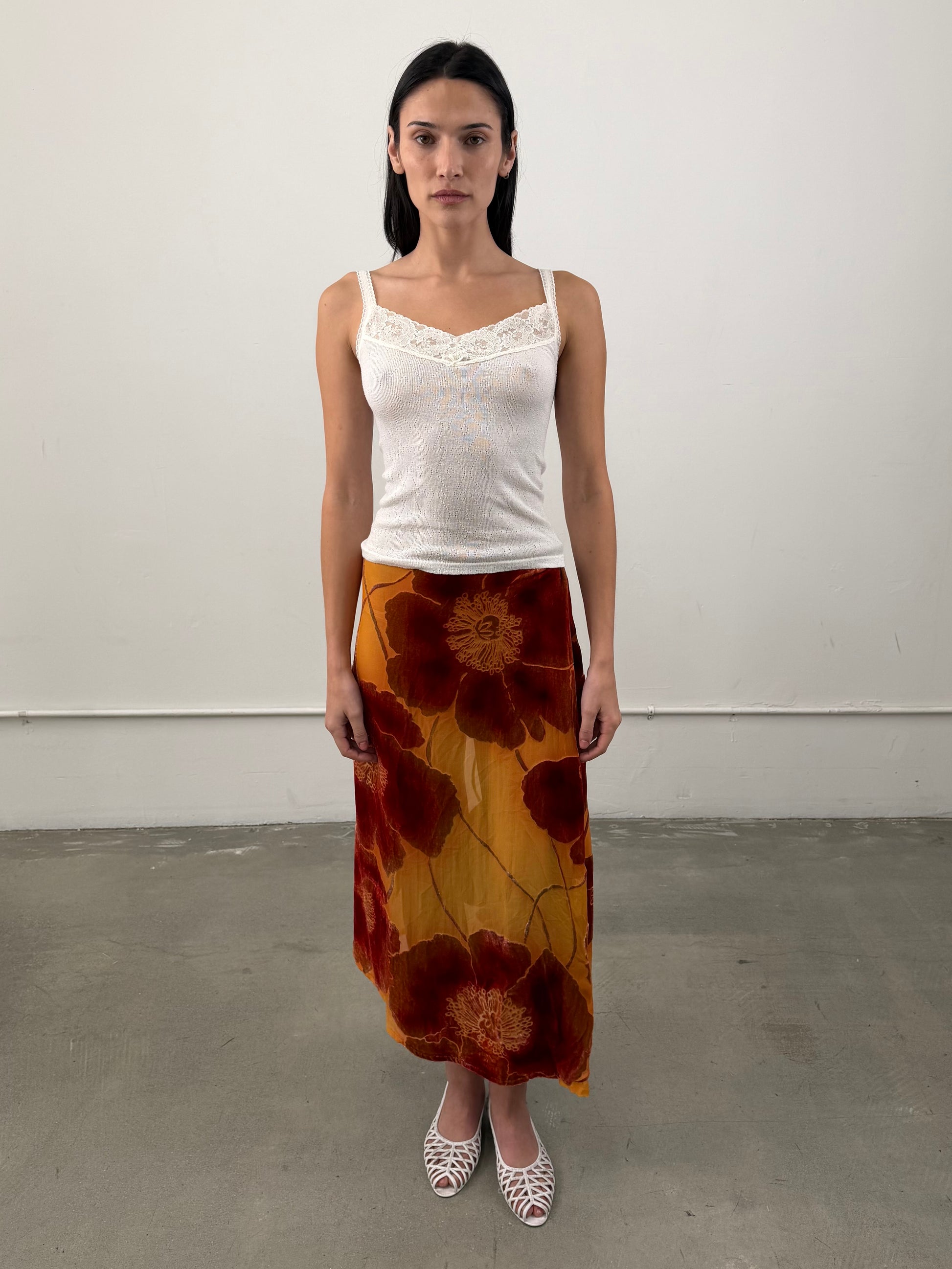 Yohji Yamamoto Flower Skirt
