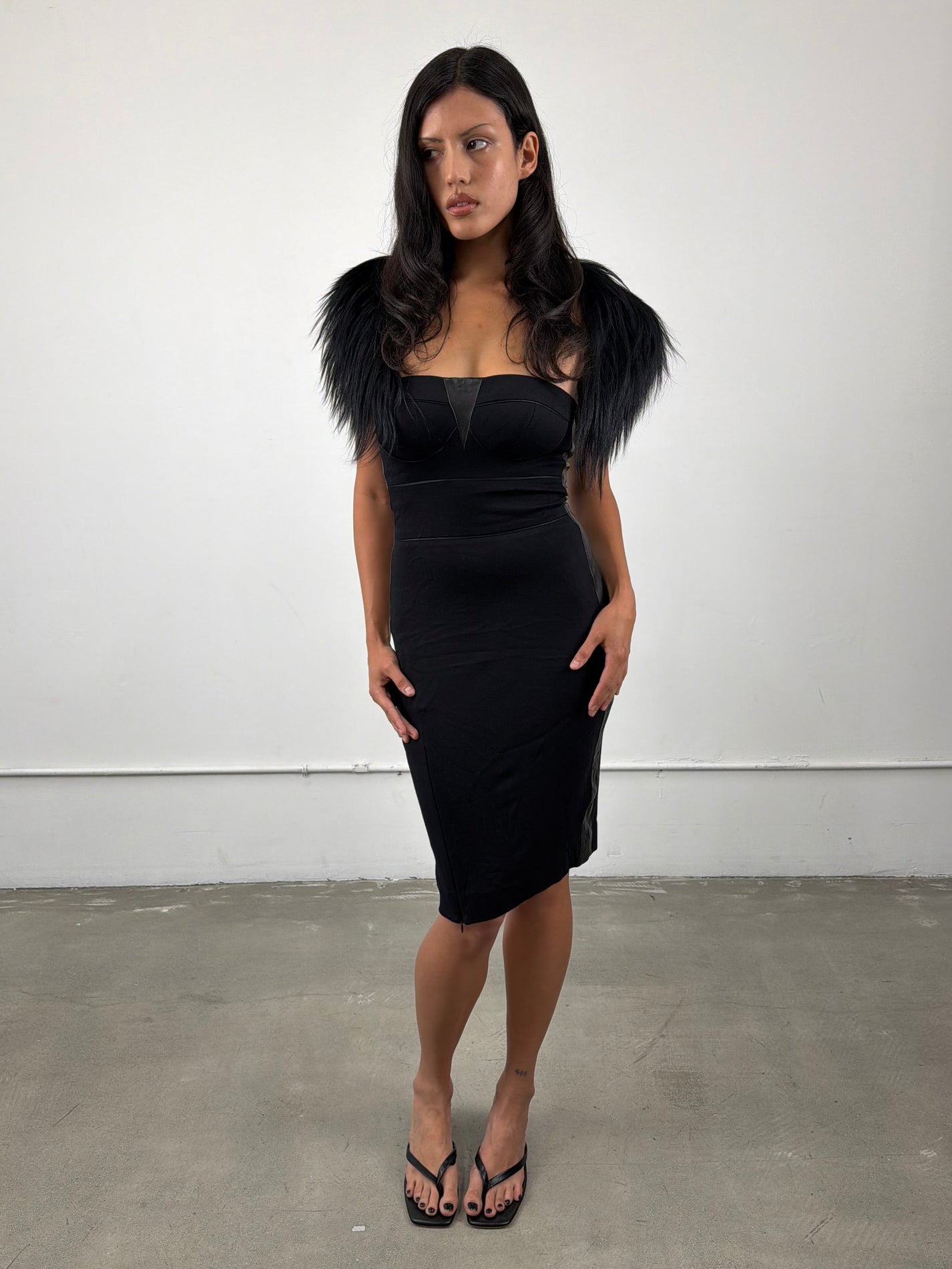 Bebe Leather Dress