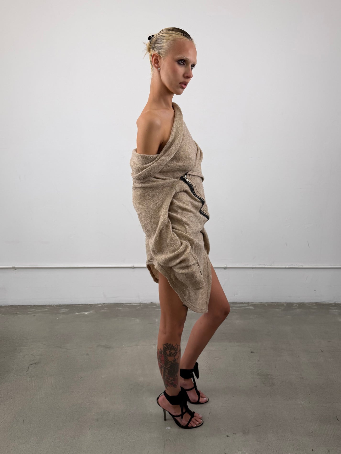 'Eirene' Zipper Dress