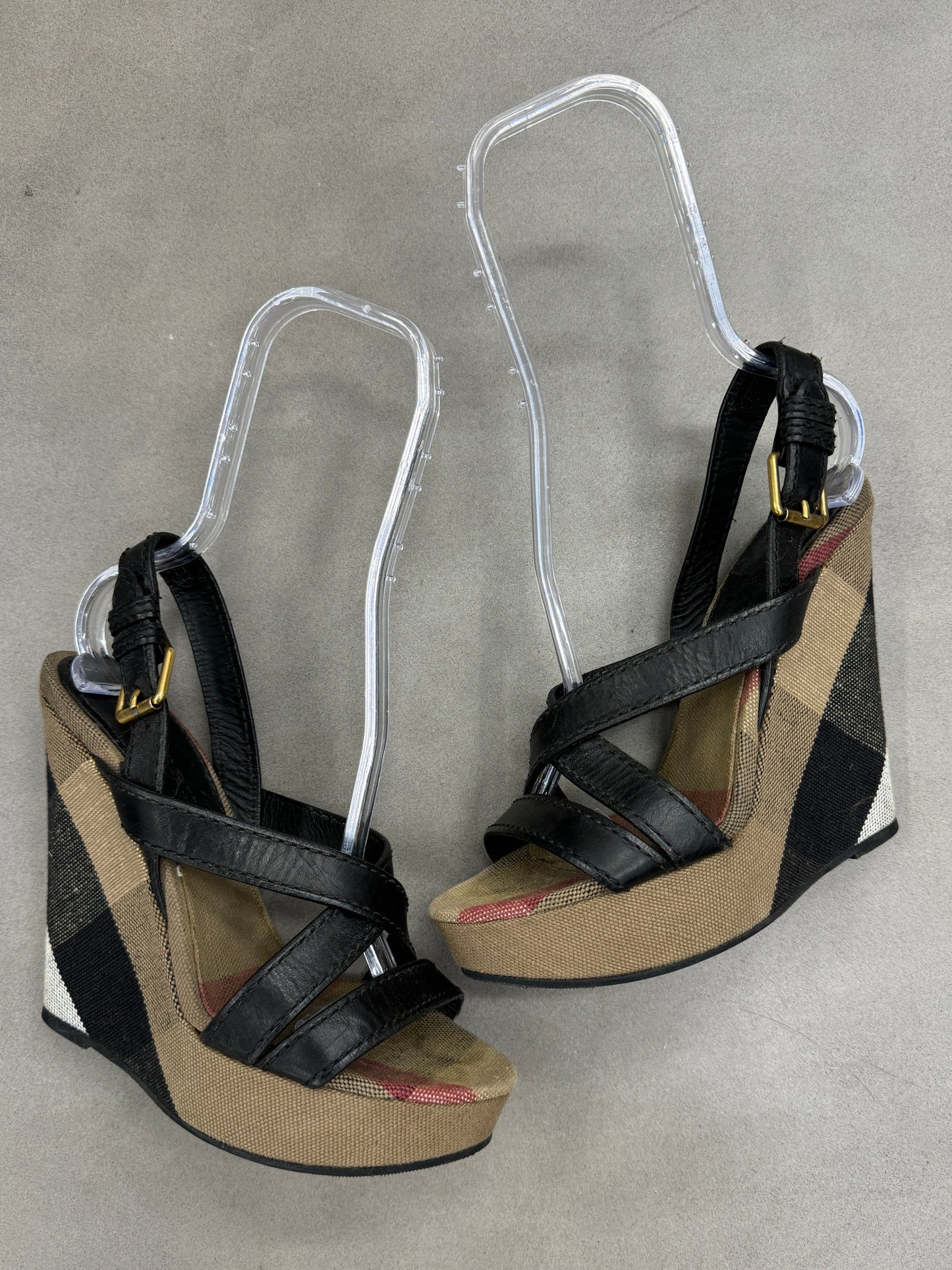 Burberry Wedge Sandals