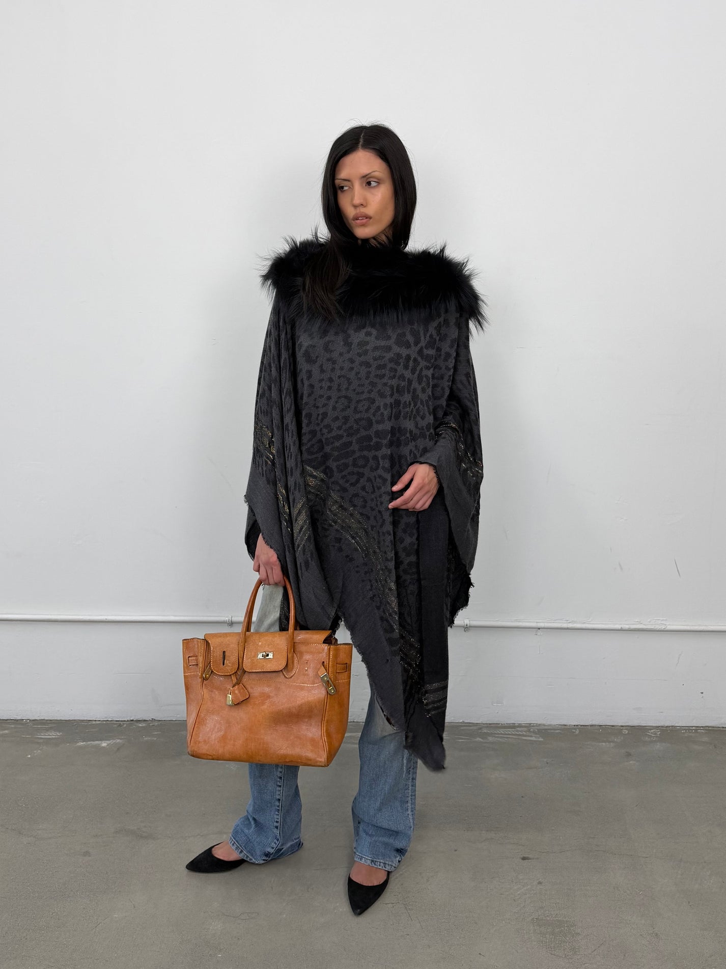 Leather Firkin Handbag