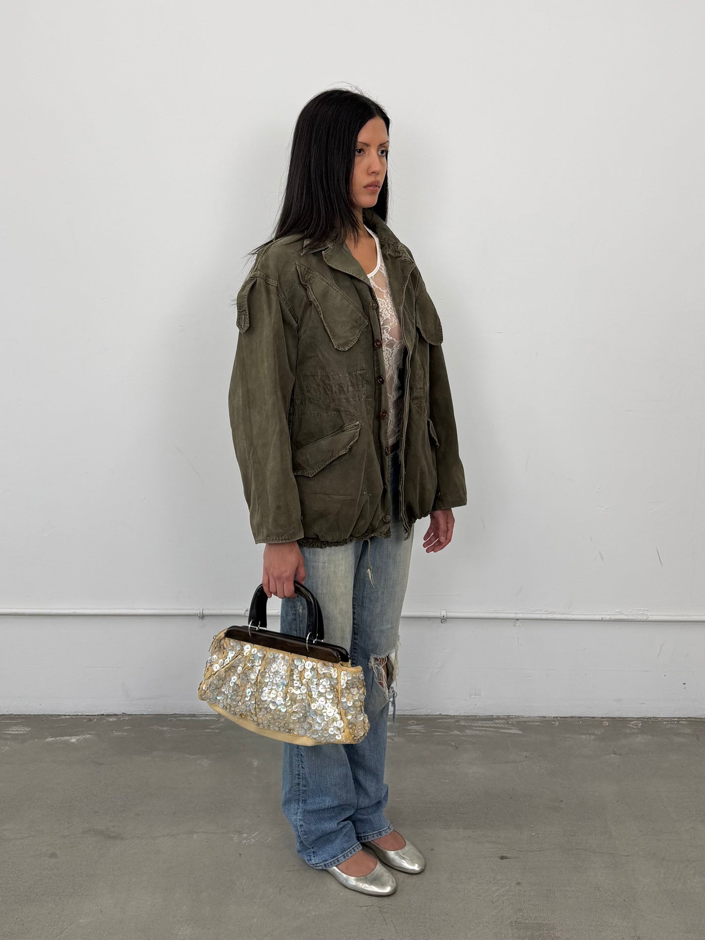 ‘Athena’ Mother Of Pearl Handbag