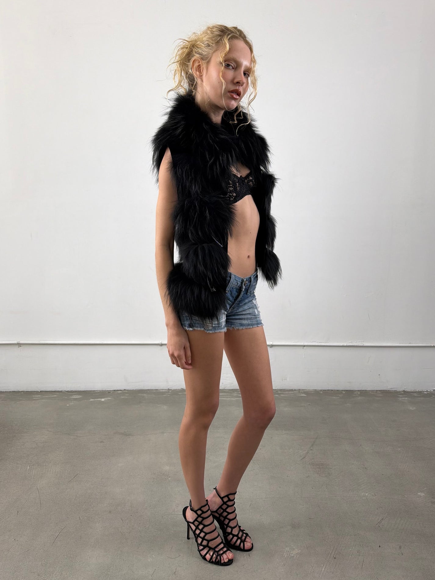 ‘Ariadne’ Fox Fur Vest