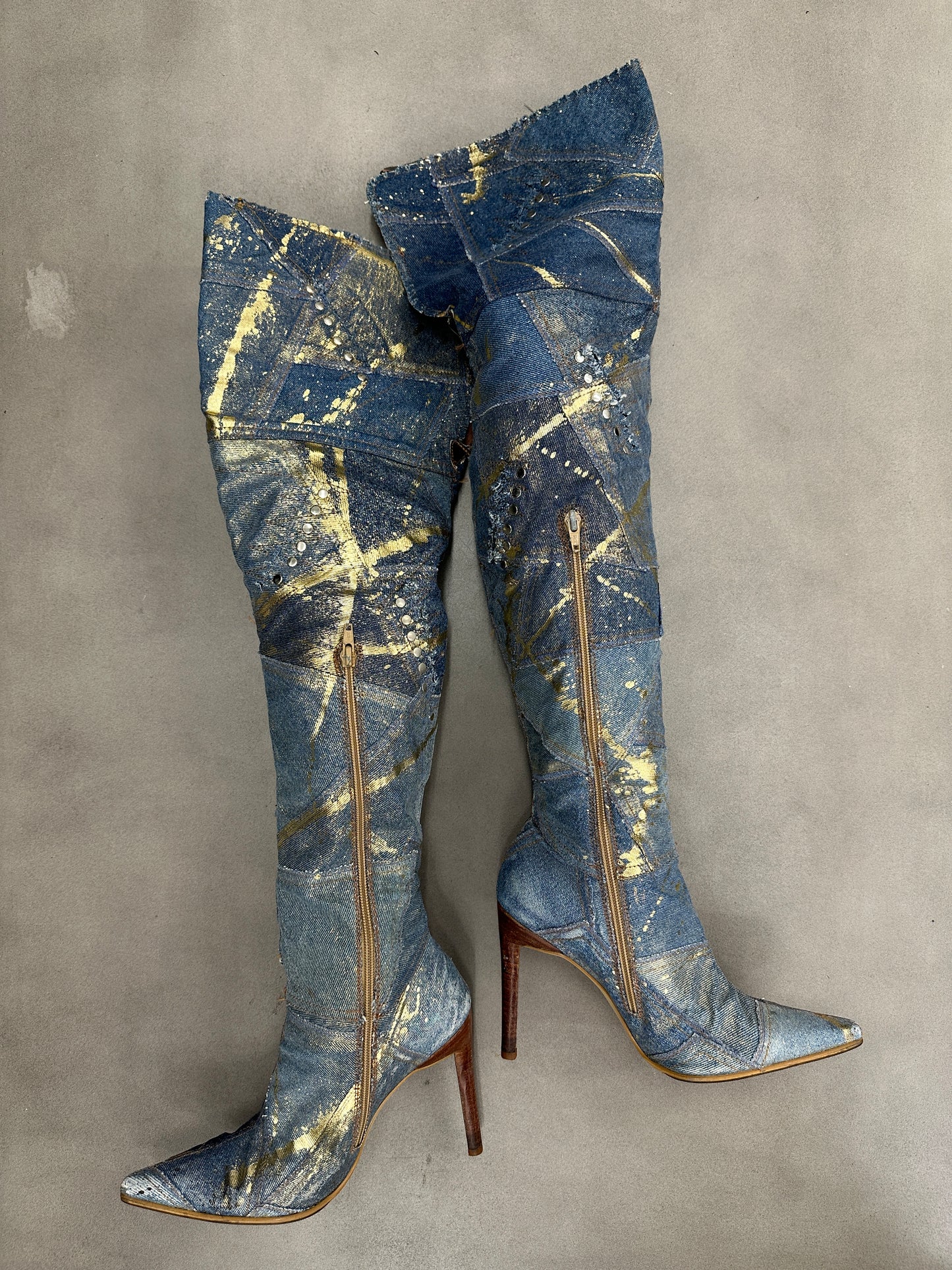 El Dante’s Denim Heels