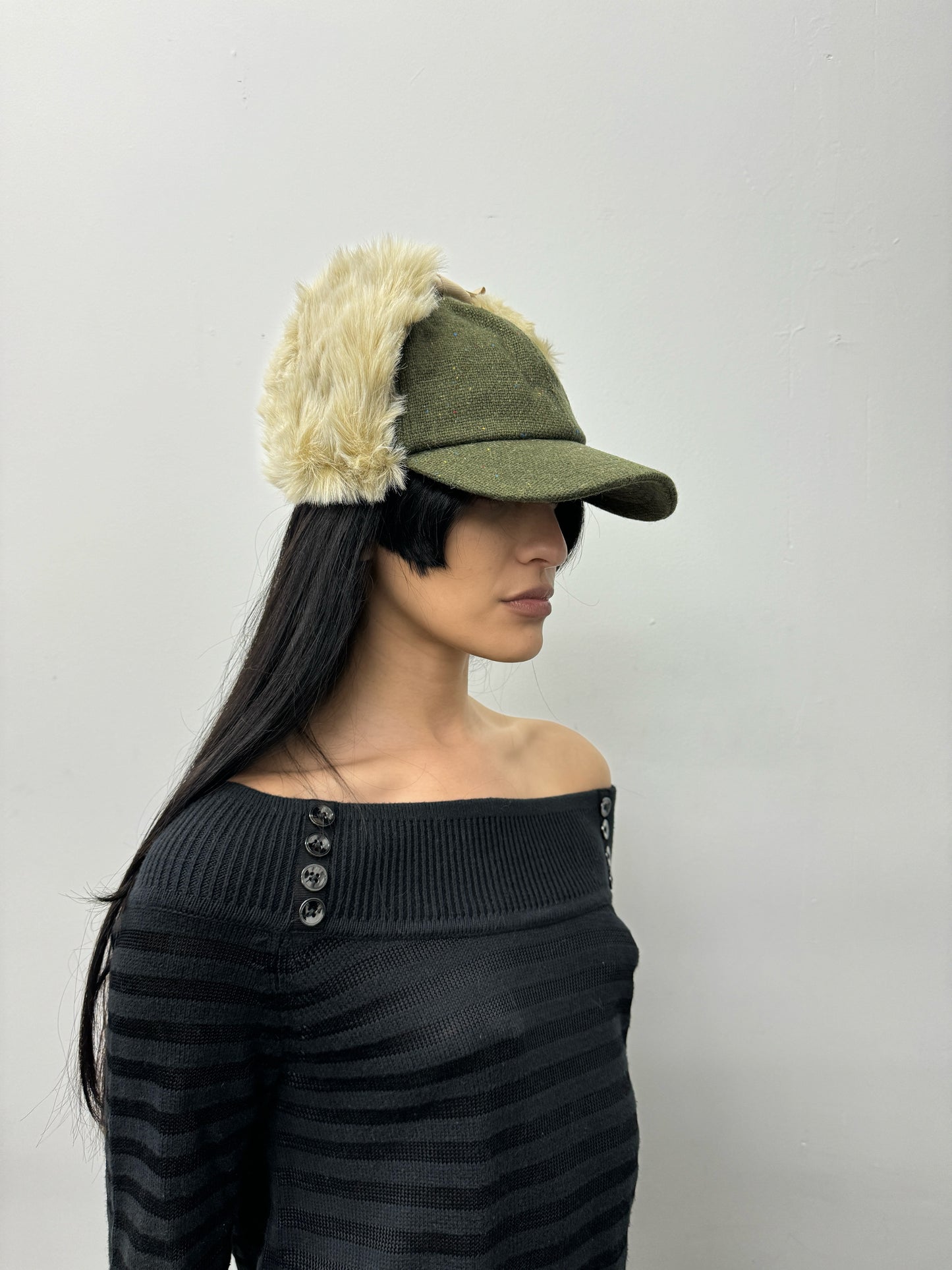 ‘Freya’ Faux fur hat