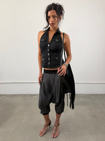 ‘Aleyse’ PonyHair Fringe Handbag