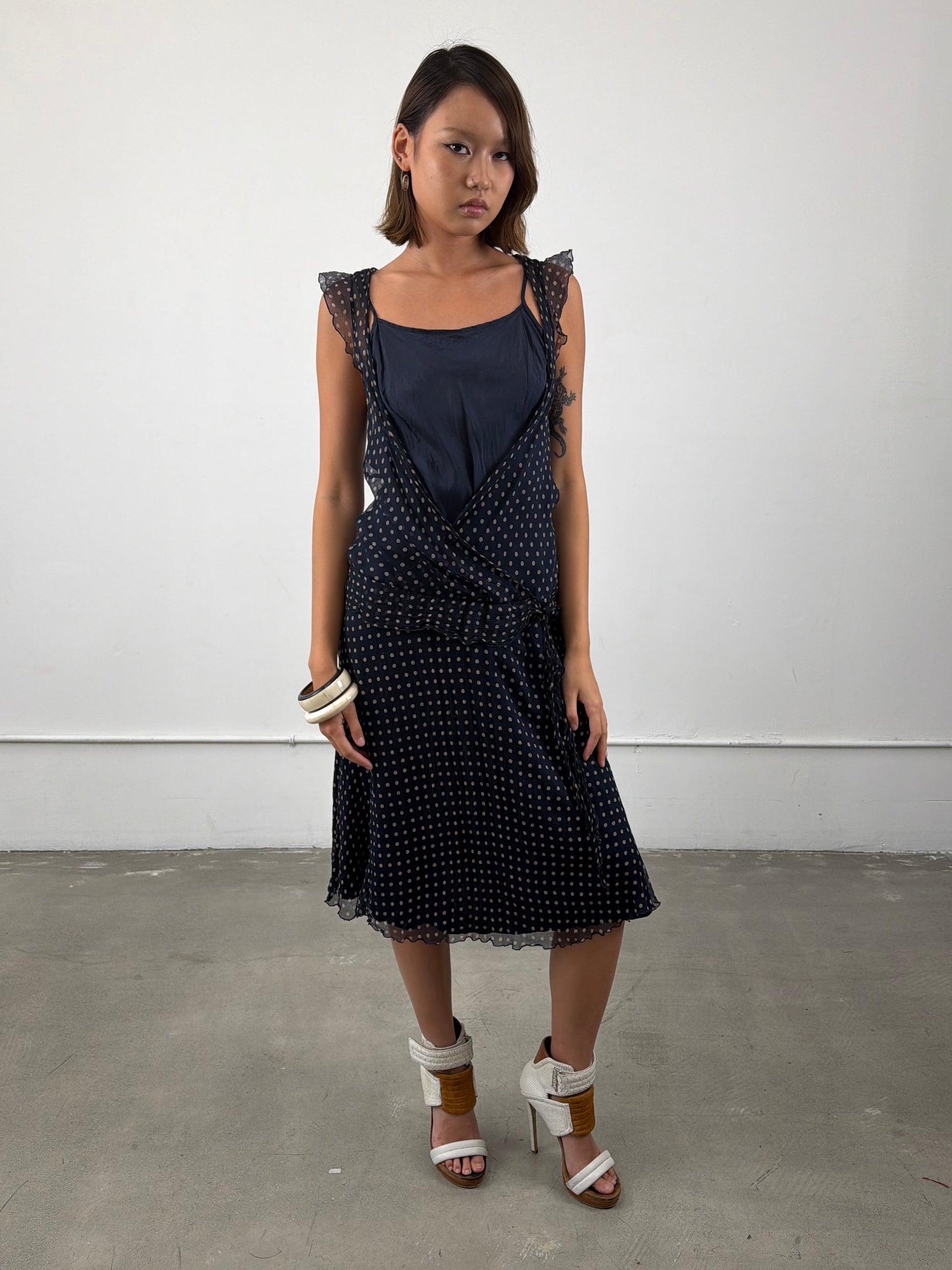 ‘Colette’ Polka Dot Dress