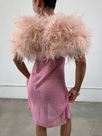 925 Ostrich Feather Bolero
