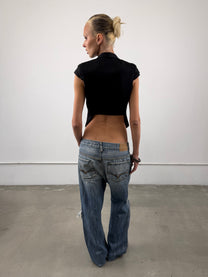 Helmut Lang Cropped Blazer Vest