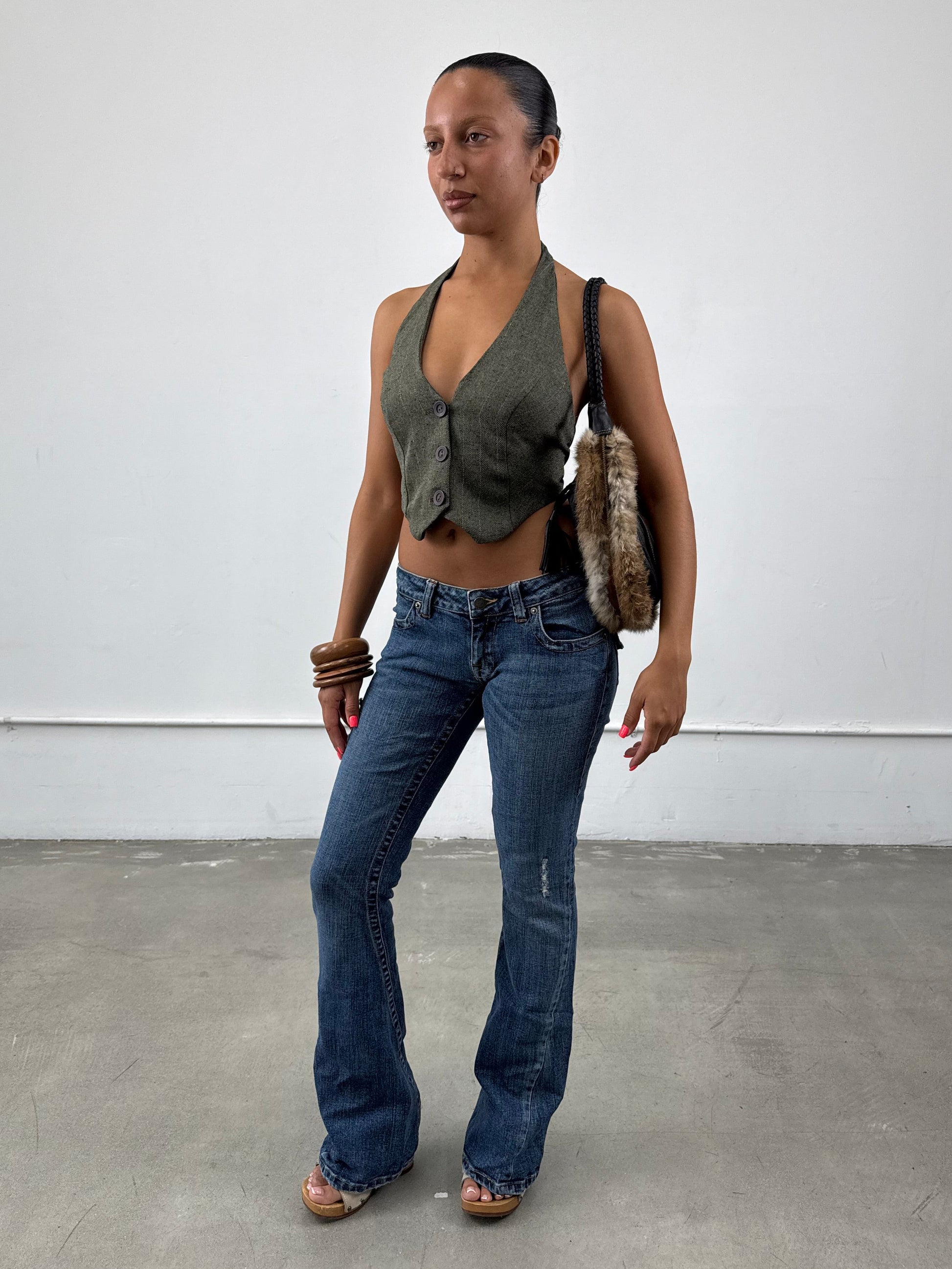 ‘Lucienne’ Fur Handbag