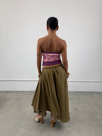 Y’s Yohji Yamamoto Olive Skirt