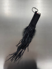 Sequin Leather Lighter Holder