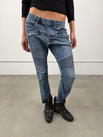 Balmain Moto Jeans