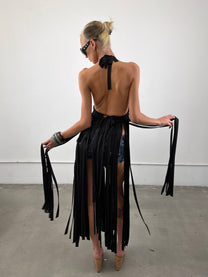 'Nephele' Fringe Cover Up
