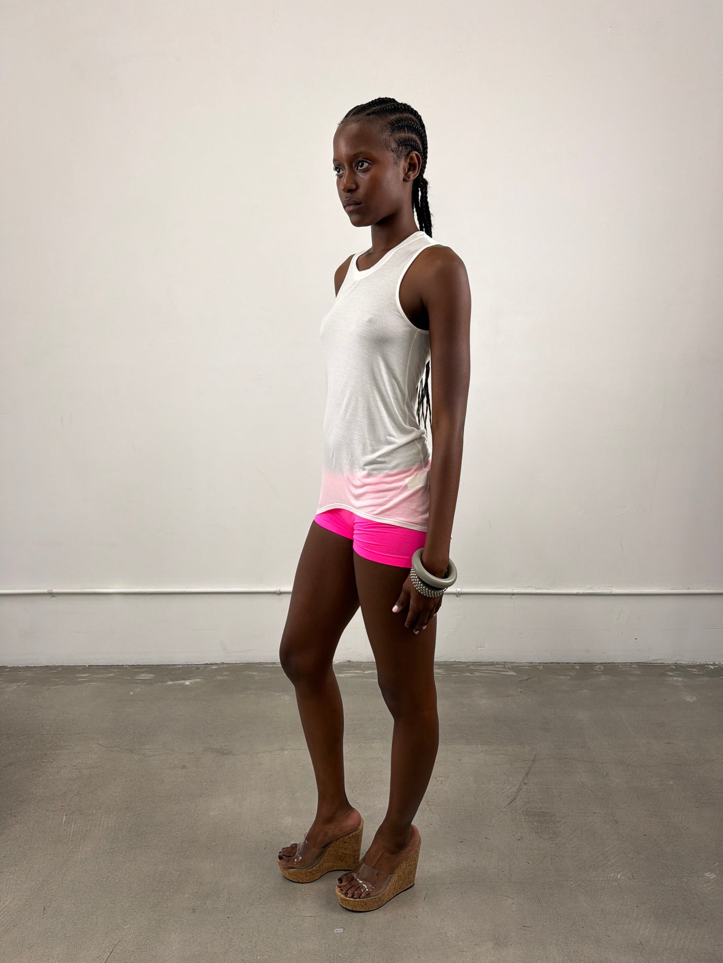 Helmut Lang Sheer Tank Top