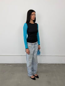 D&amp;G Wool &amp; Mesh Top