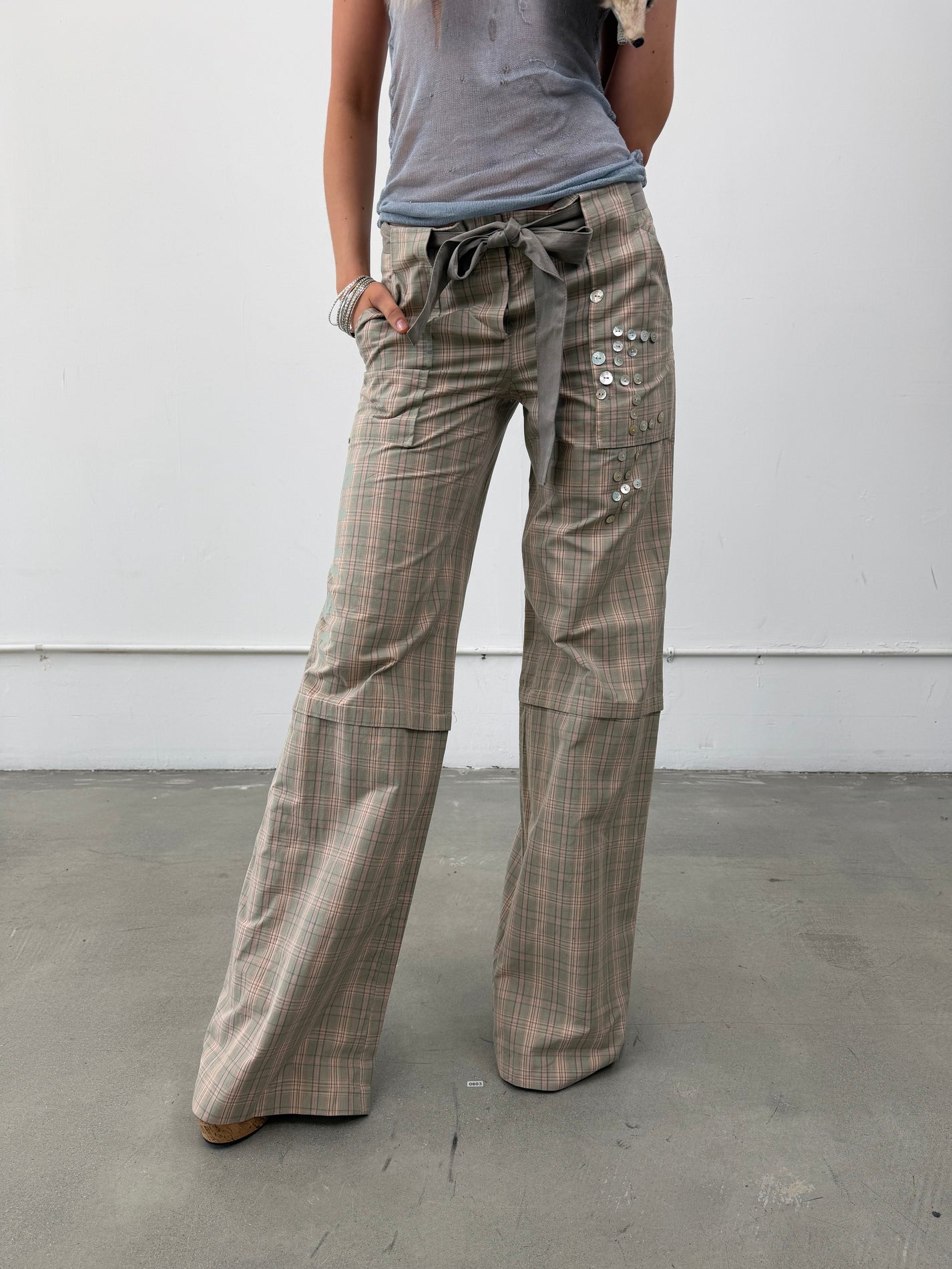 ‘Melina’ Mother Of Pearl Pants