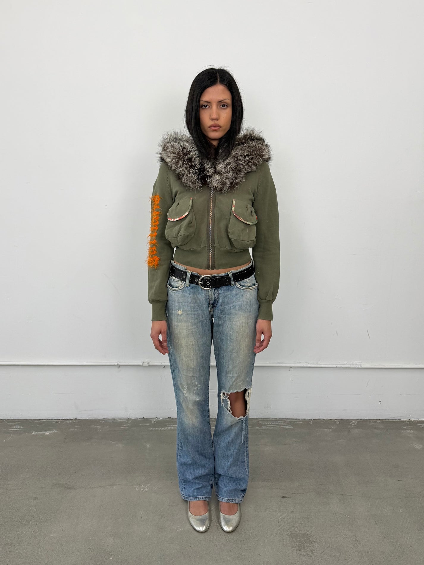 Galliano Fox Fur Hooded Sweater 1of1 by 925