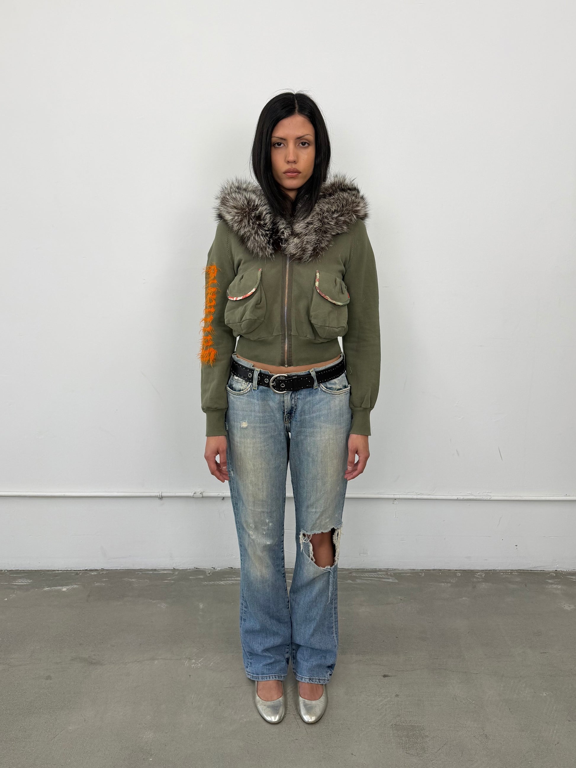 Galliano Fox Fur Hooded Sweater 1of1 by 925